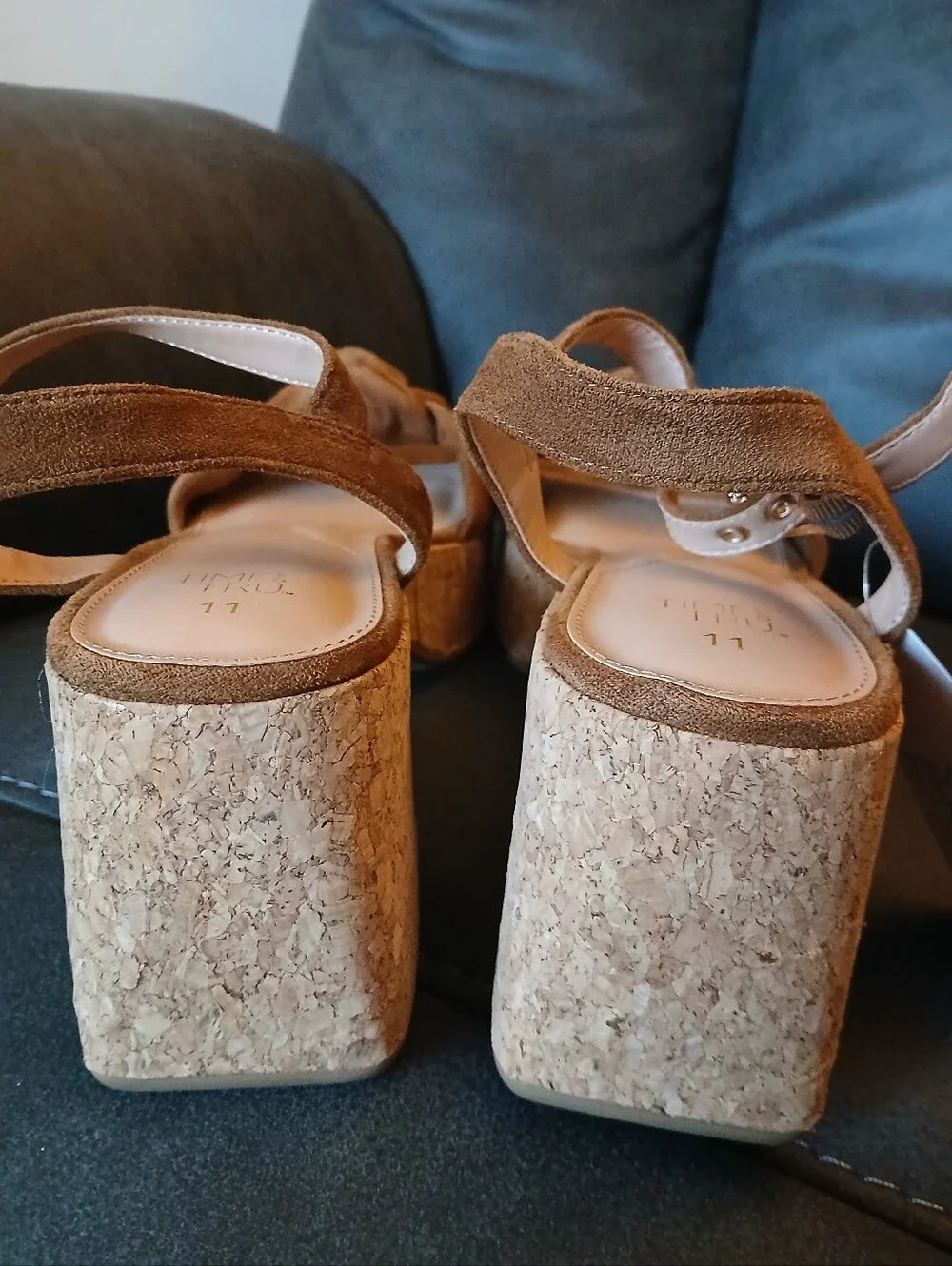 Brown Platform Sandals- 3